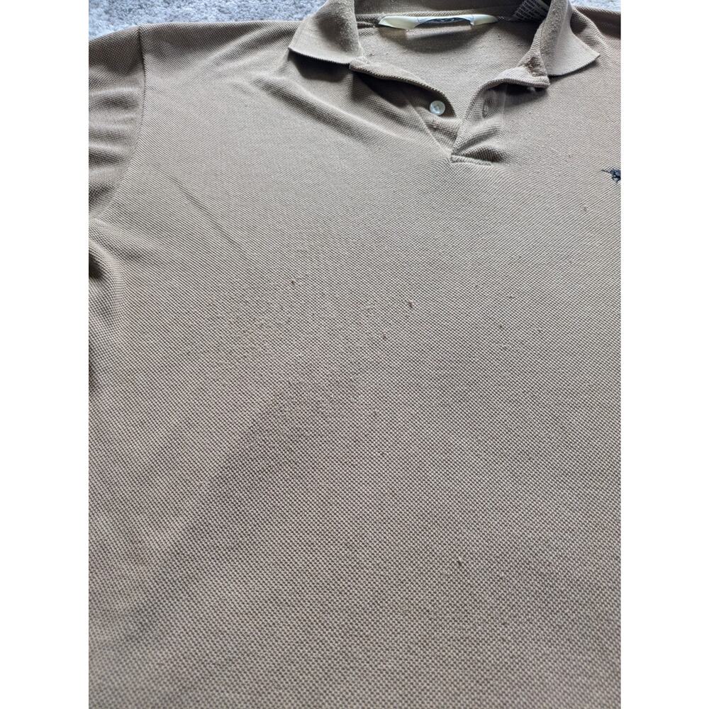 Vintage 80's Sears Men's Store Polo Shirt, Unicorn Logo BROWN - Small - Picture 6 of 14